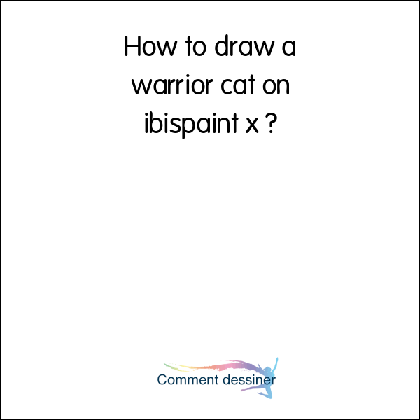 How to draw a warrior cat on ibispaint x